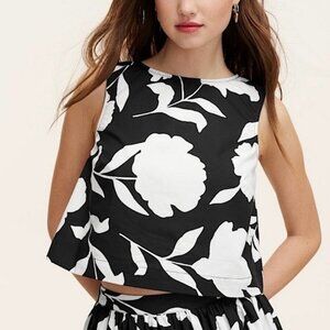 Kate Spade x Target Classic Rose Black/White Shell Tank Top NWT, Size L